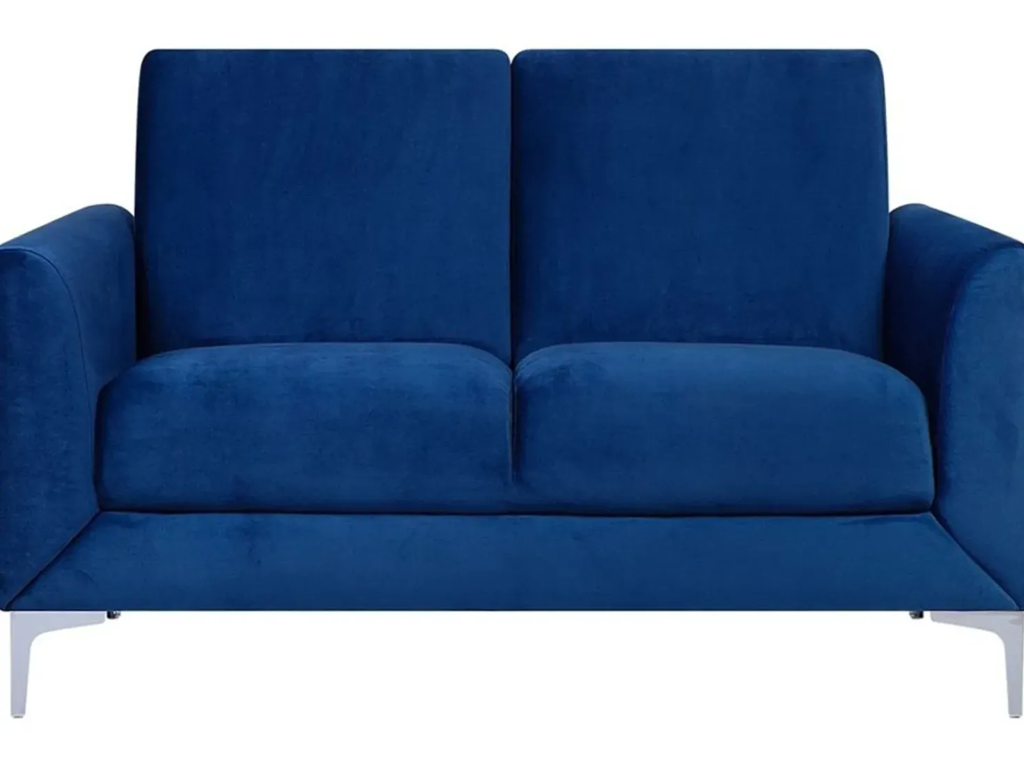 Divano 2 posti FENES Velluto Blu marino