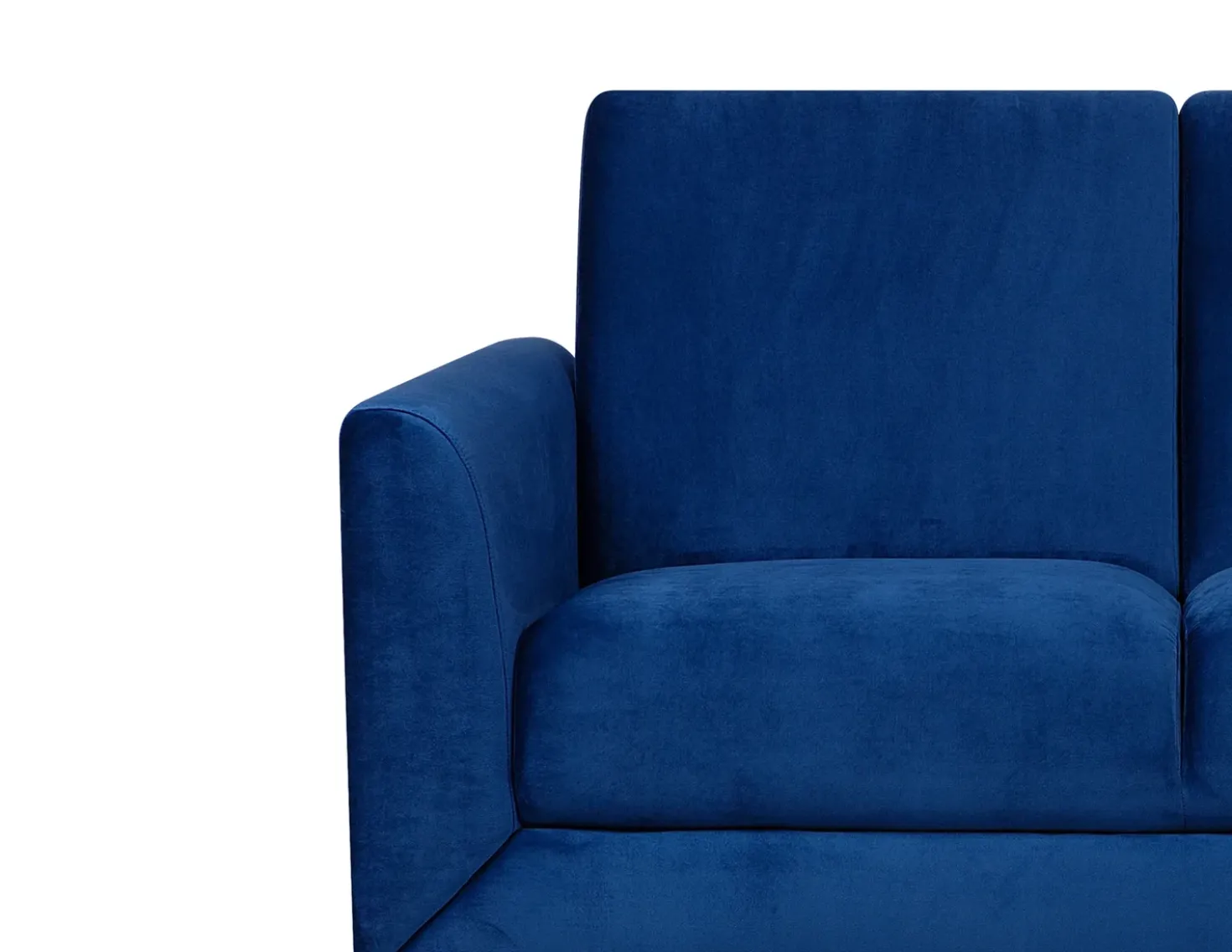 Divano 2 posti FENES Velluto Blu marino