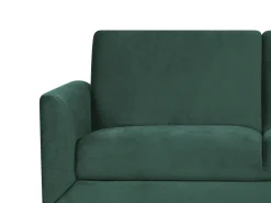 Divano 3 posti FENES Velluto Verde scuro
