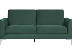 Divano 3 posti FENES Velluto Verde scuro