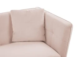 Divano 3 posti FREDERICA Velluto Rosa