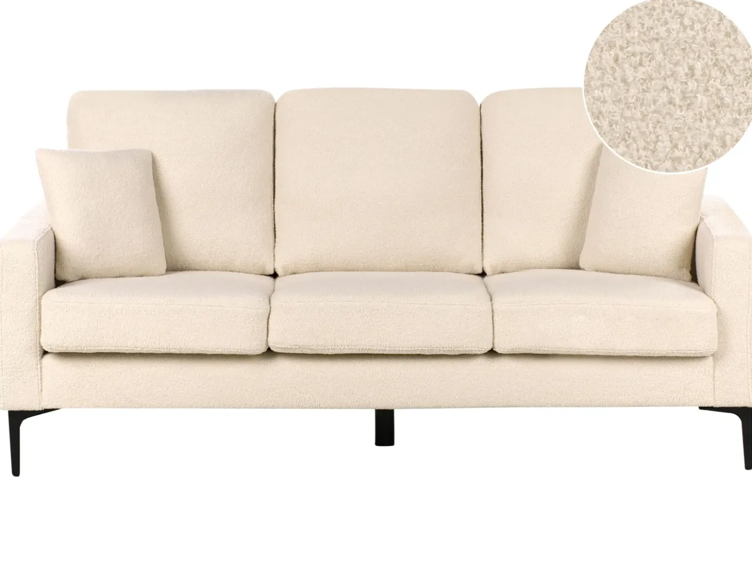 Divano 3 posti GAVLE Bouclé Beige