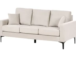 Divano 3 posti GAVLE Tessuto Beige chiaro