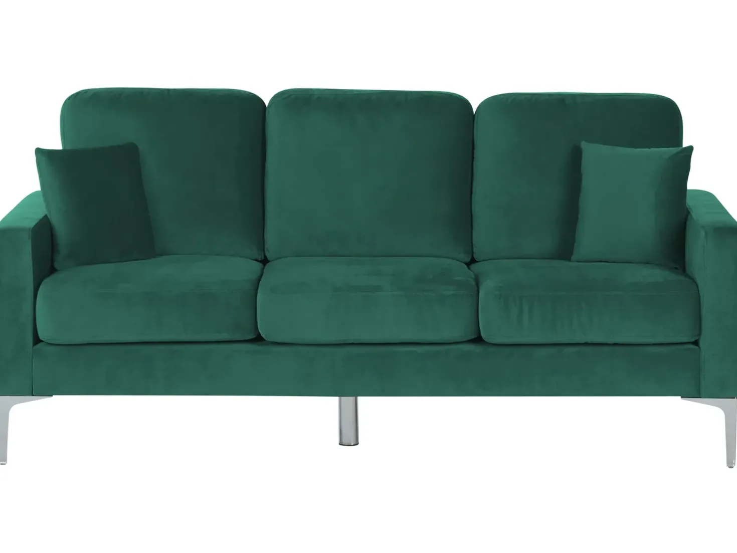 Divano 3 posti GAVLE Velluto Verde smeraldo