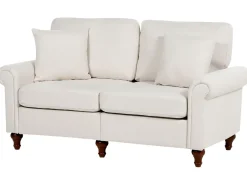 Divano 2 posti GINNERUP Tessuto Beige chiaro