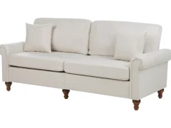 Divano 3 posti GINNERUP Tessuto Beige chiaro