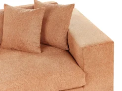 Divano 3 posti GLORVIKA Tessuto Arancione