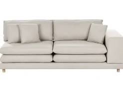 Divano 2 posti HEDEN Tessuto Beige con cuscino