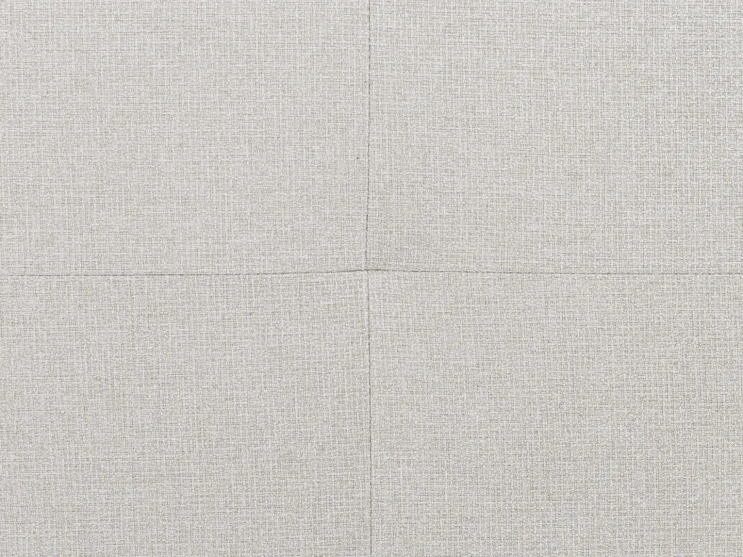 Divano 2 posti HEDEN Tessuto Beige con ottomana