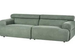 Divano 3 posti HOVDEN Tessuto Verde