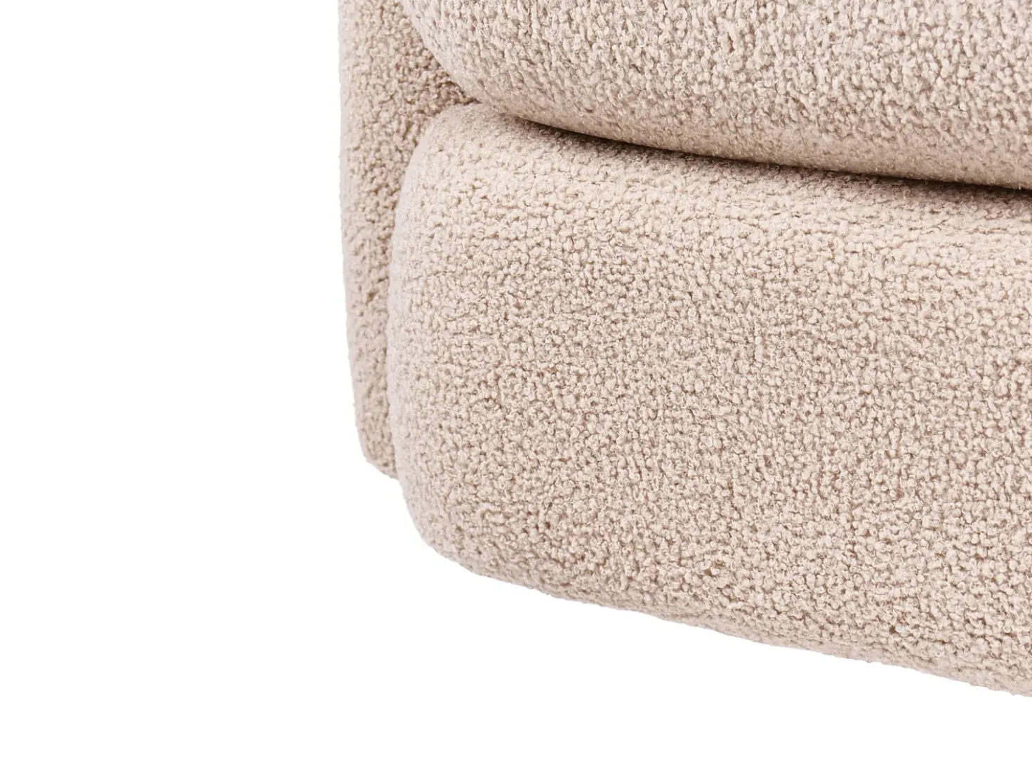 Divano 2 posti HUSBY Bouclé Beige