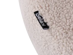 Divano 2 posti ILBRO Bouclé Marrone scuro/Beige