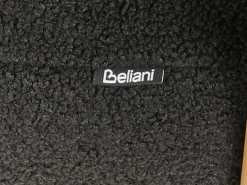 Divano 2 posti ILBRO Bouclé Nero/Marrone chiaro