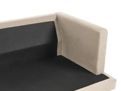 Divano 3 posti JARPEN Tessuto Marrone chiaro