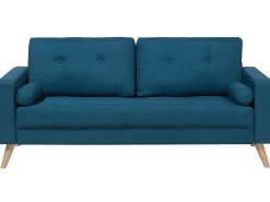 Divano 2 posti KALMAR Tessuto Blu oltremare