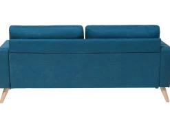 Divano 2 posti KALMAR Tessuto Blu oltremare