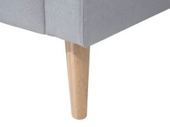 Divano 2 posti KALMAR Tessuto Grigio chiaro