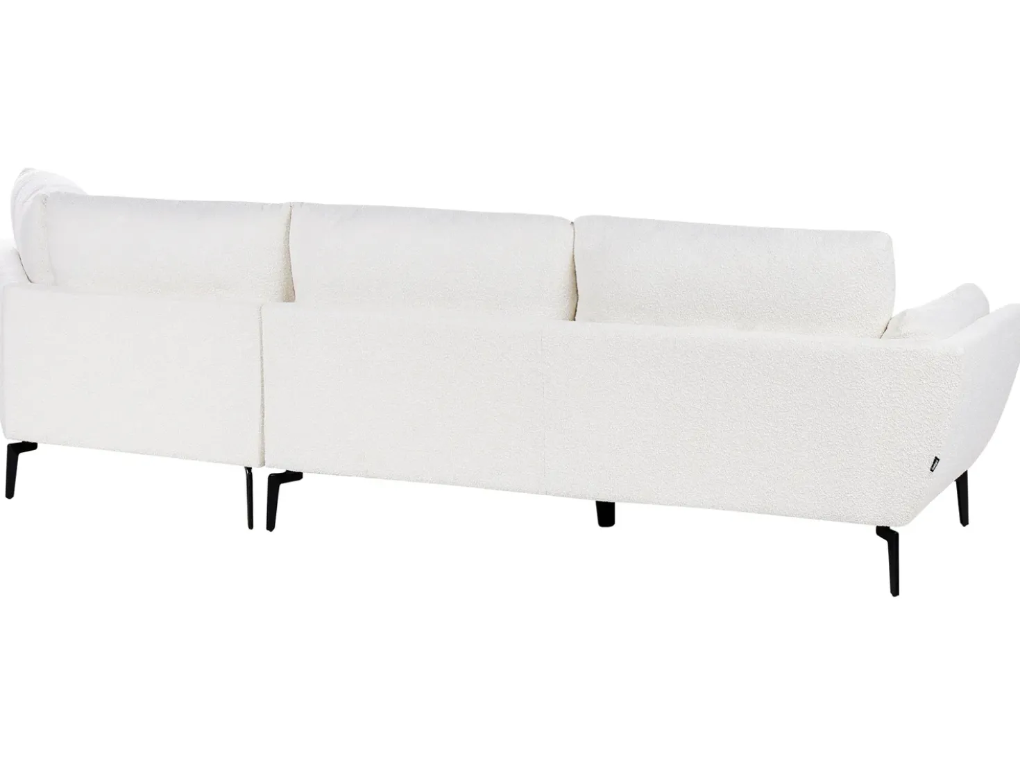 Divano 3 posti KANSSELI Bouclé Bianco