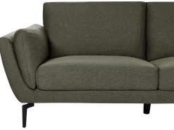 Divano 3 posti KANSSELI Tessuto Verde scuro