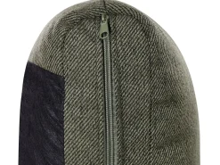Divano 3 posti KANSSELI Tessuto Verde scuro