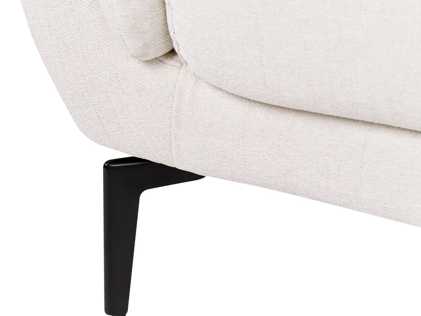 Divano 3 posti KANSSELI Tessuto Beige chiaro