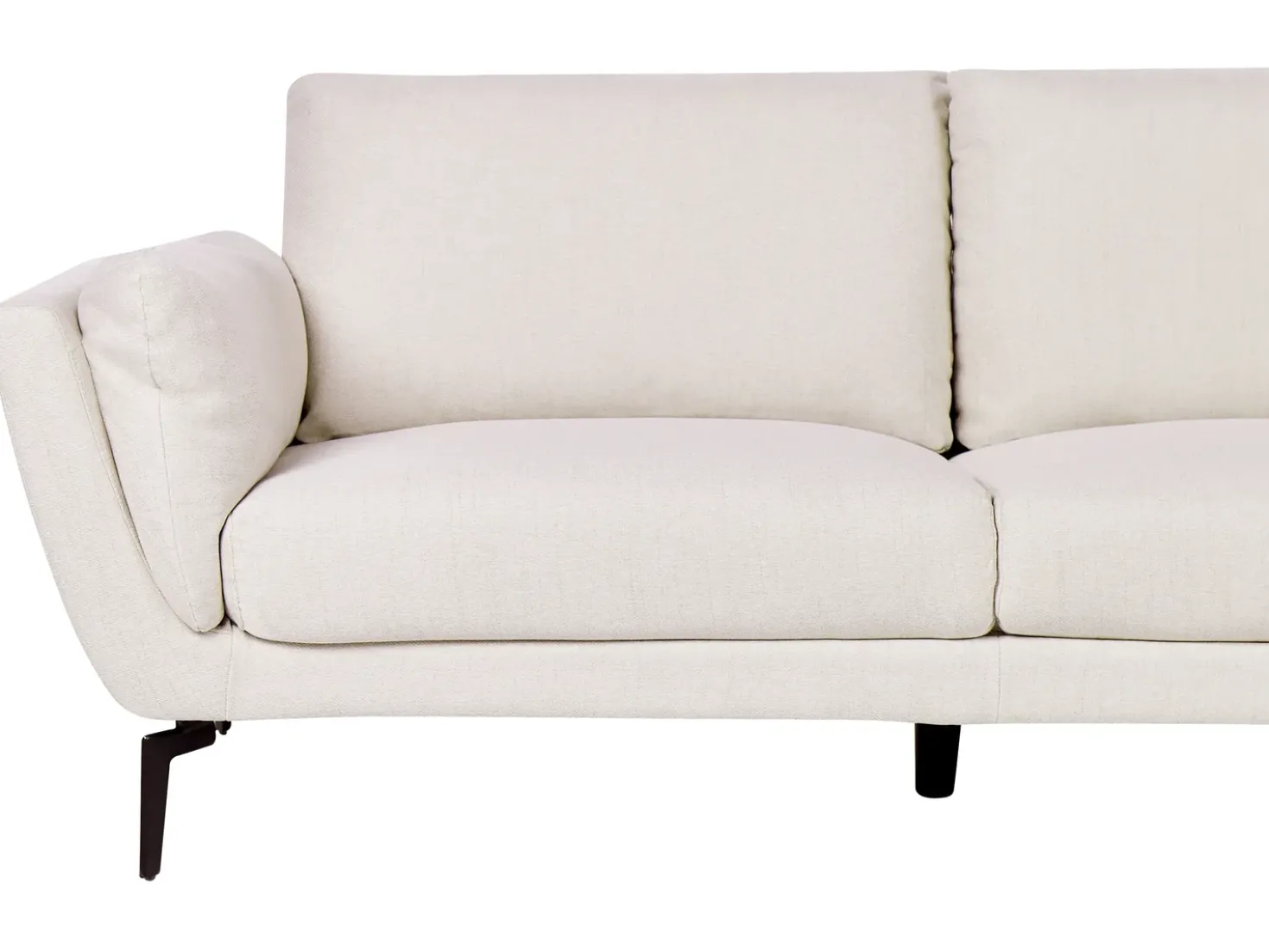 Divano 3 posti KANSSELI Tessuto Beige chiaro