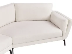 Divano 3 posti KANSSELI Tessuto Beige chiaro