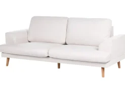 Divano 3 posti KILDAL Tessuto Beige chiaro