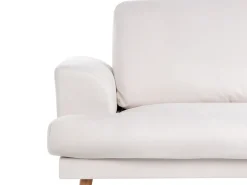 Divano 3 posti KILDAL Tessuto Beige chiaro