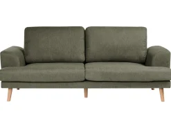 Divano 3 posti KILDAL Tessuto Verde