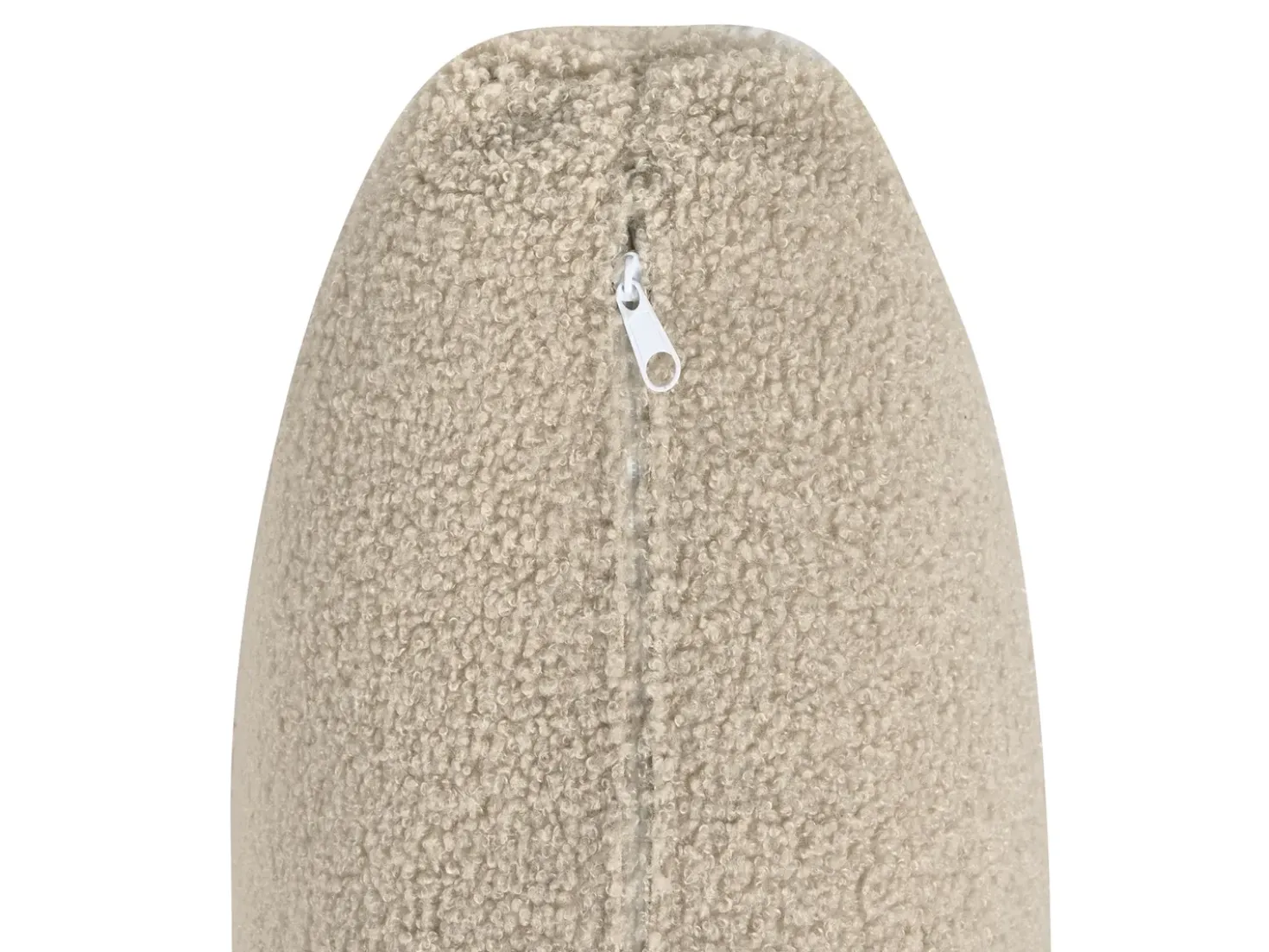Divano 2 posti KJAER Bouclé Beige chiaro