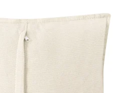 Divano 3 posti KUNES Tessuto Beige chiaro