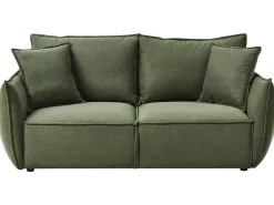 Divano 3 posti KUNES Tessuto Verde