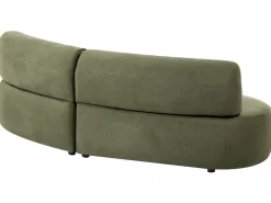 Divano 3 posti LAERDAL Tessuto Verde