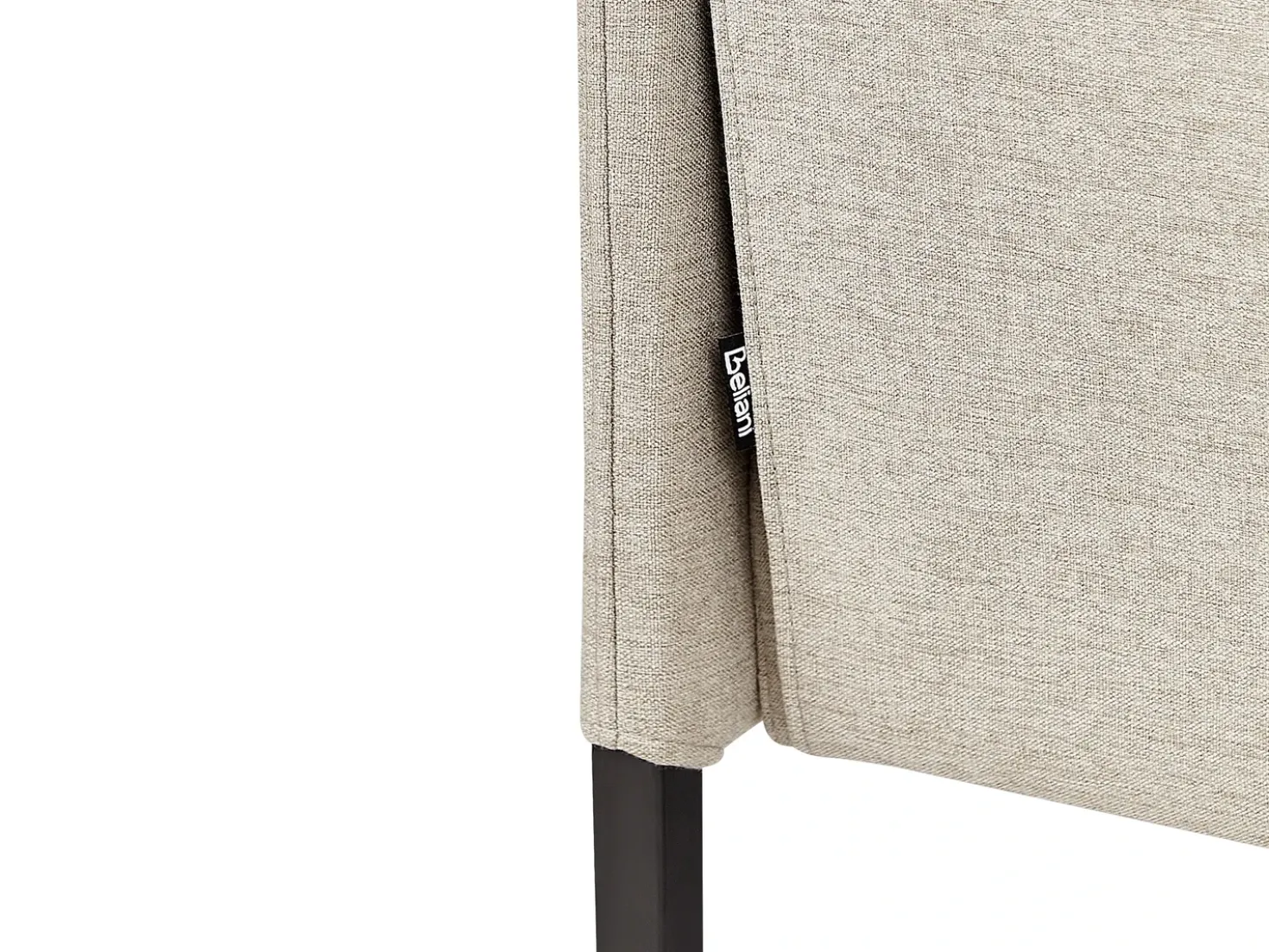 Divano 2 posti LAHTI Tessuto Beige chiaro
