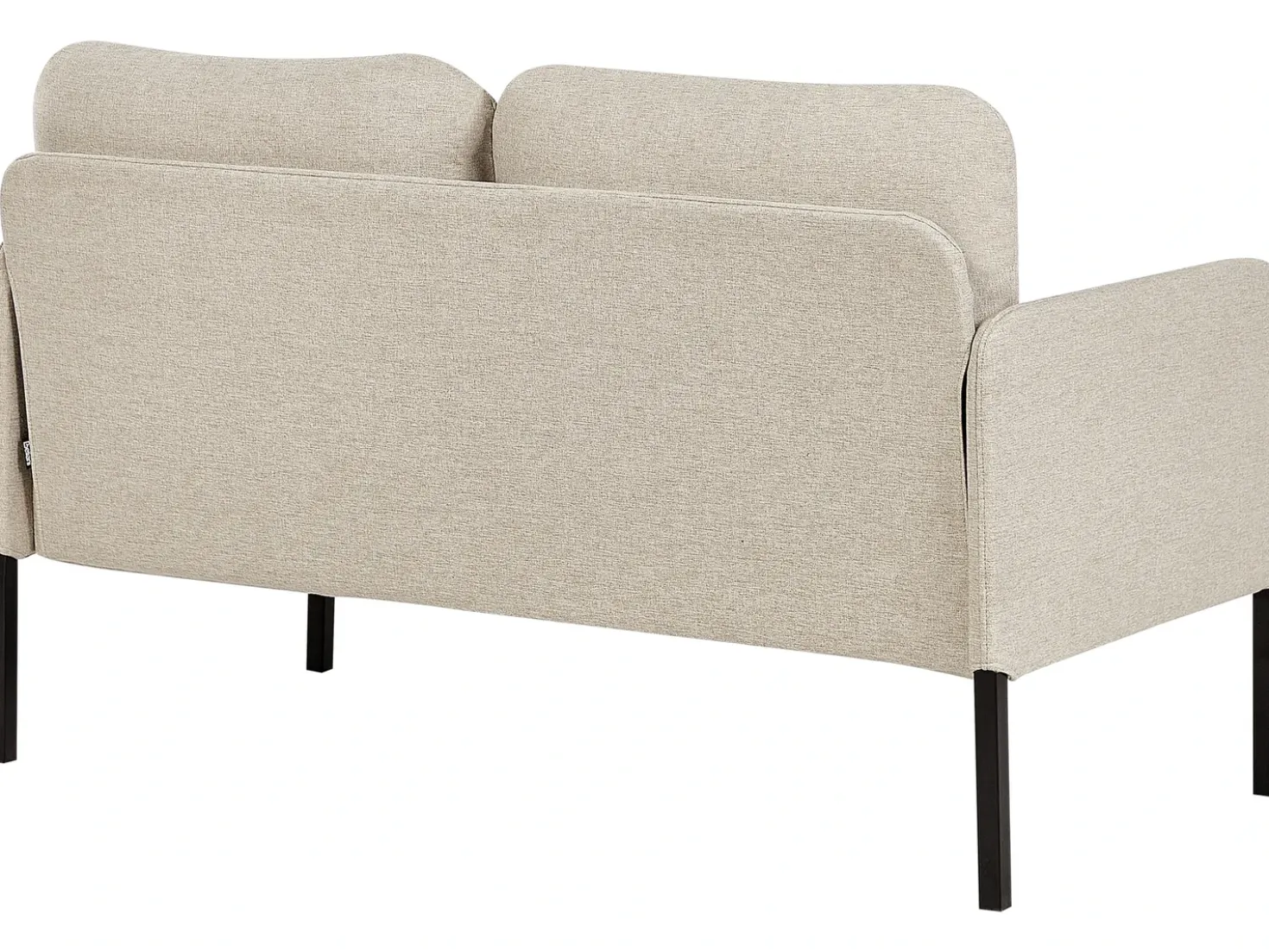 Divano 2 posti LAHTI Tessuto Beige chiaro