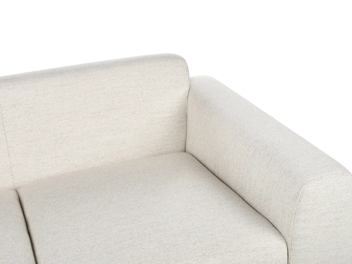 Divano 2 posti LAURILA Tessuto Beige chiaro