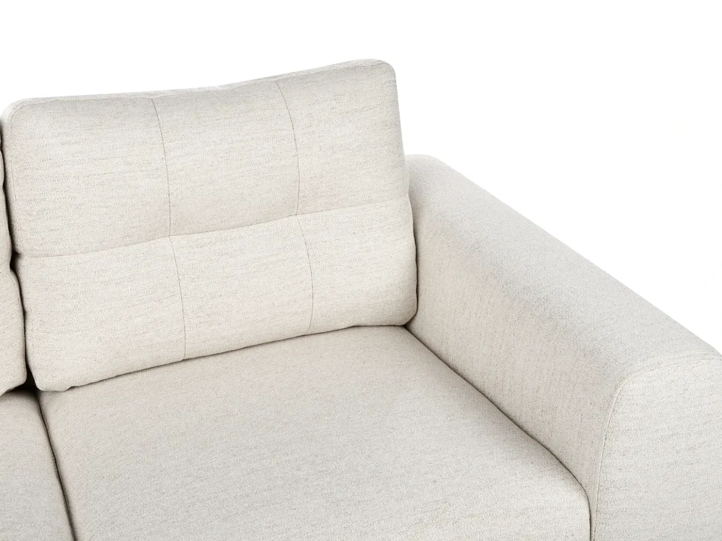 Divano 2 posti LAURILA Tessuto Beige chiaro
