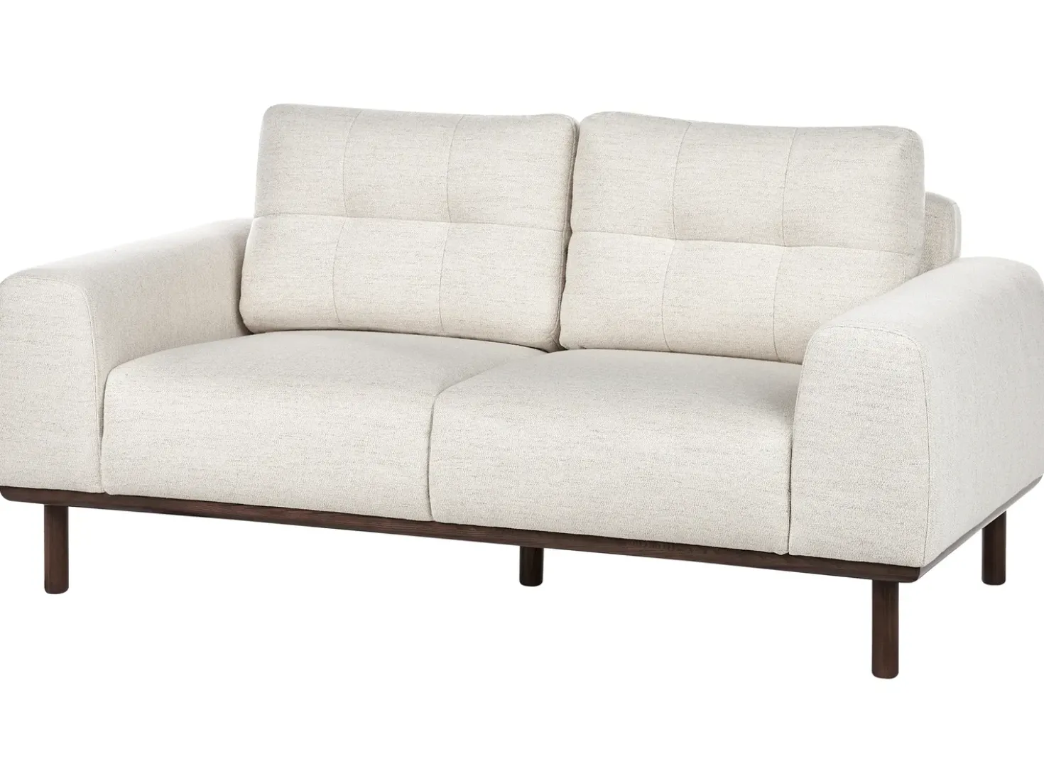 Divano 2 posti LAURILA Tessuto Beige chiaro