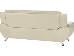 Divano 3 posti LEIRA Pelle sintetica Beige