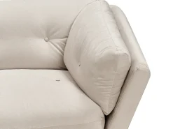 Divano 3 posti LENVIK Velluto Beige