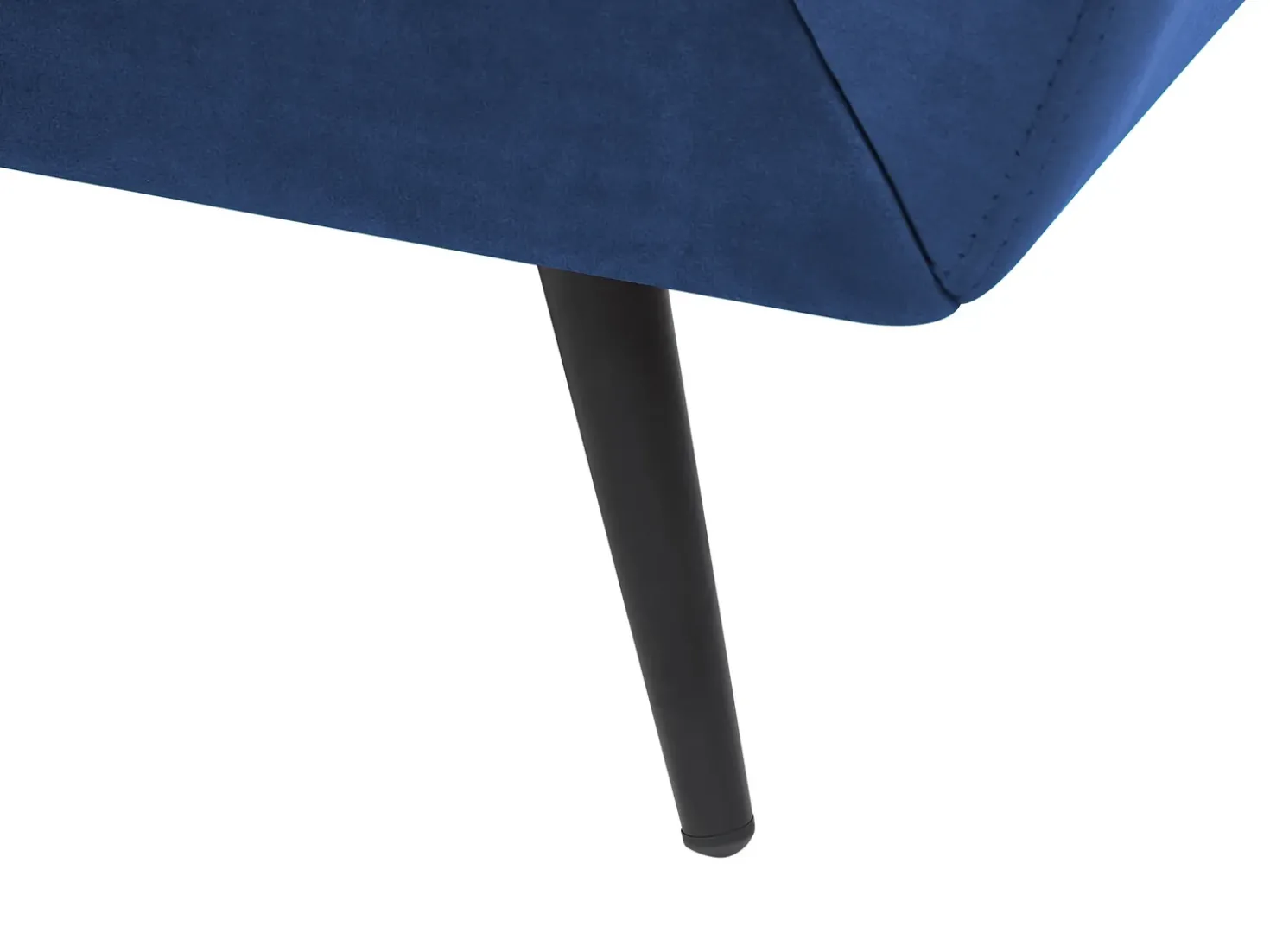 Divano 3 posti LENVIK Velluto Blu marino