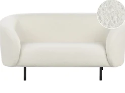 Divano 2 posti LOEN Bouclé Bianco