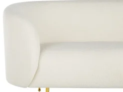 Divano 2 posti LOEN Bouclé Bianco