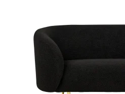 Divano 2 posti LOEN Bouclé Nero