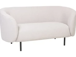 Divano 2 posti LOEN Tessuto Beige chiaro
