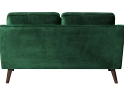 Divano 2 posti LOKKA Velluto Verde smeraldo