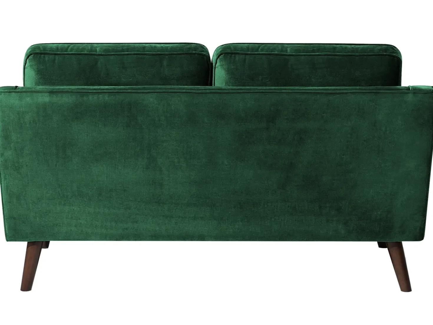 Divano 2 posti LOKKA Velluto Verde smeraldo