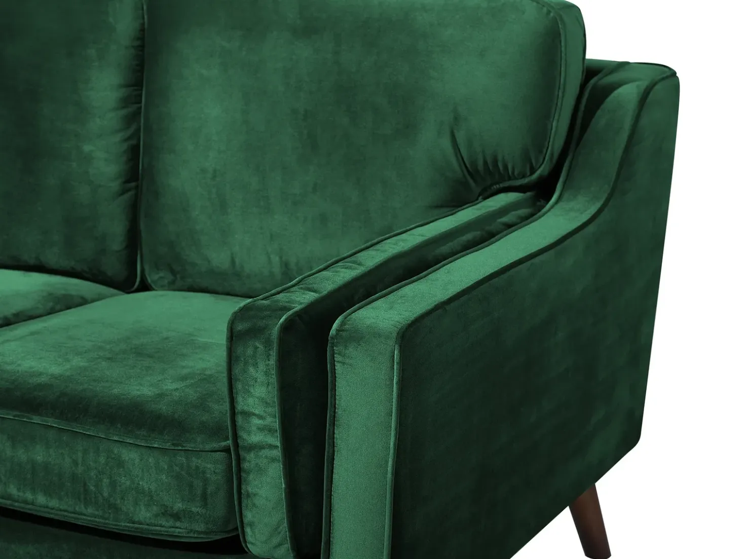 Divano 2 posti LOKKA Velluto Verde smeraldo