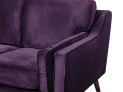 Divano 2 posti LOKKA Velluto Viola